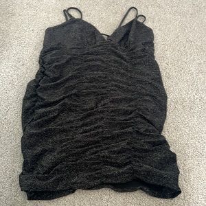 Size 2xl black sparkly cocktail dress